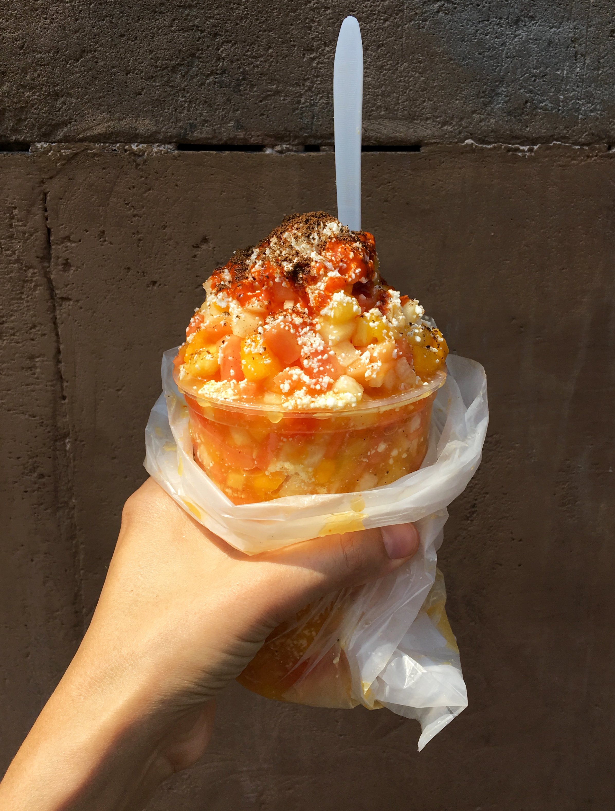 All Fruit Salads Should Come with Cheese, Salt, and Hot Sauce