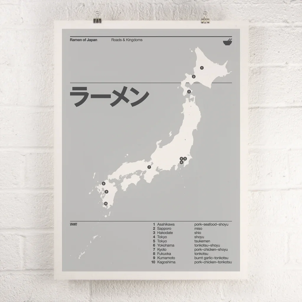 Rice, Noodle, Fish: Regional Ramen Map