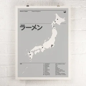 Rice, Noodle, Fish: Regional Ramen Map